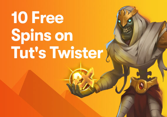 Offer 3 10 Free Spins on Tut's Twister